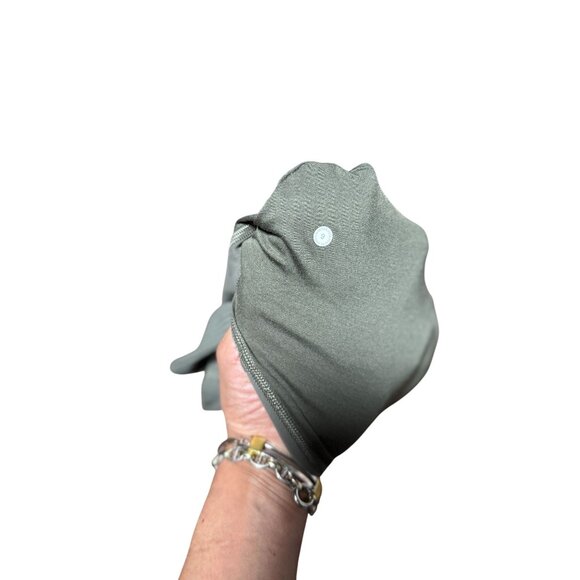 Lululemon 6 Align Super-High-Rise Ribbed-Waist Jogger Green Croos-waist pocket - Picture 12 of 12